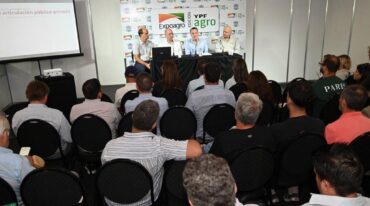 La actividad formó parte de la agenda oficial de Expoagro. gentileza