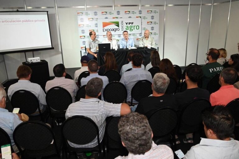 La actividad formó parte de la agenda oficial de Expoagro. gentileza