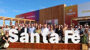 Puccini y Aeberhard encabezaron la charla 'Ventajas competitivas de realizar un evento en la provincia de Santa Fe' Foto: Gentileza.