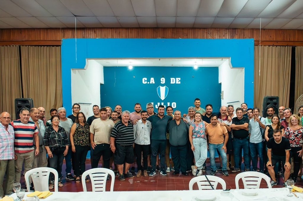 El encuentro del PJ San Jerónimo se realizó en el club 9 de Julio de Arocena. gentileza