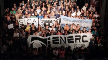 El espacio en el que se congregaron los cineastas en Lavardén fue el elegido ya que además de ser un teatro y polo de la cultura rosarina. gentileza David Pire