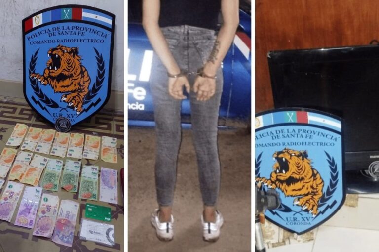 La policía recuperó el monedero y el dinero que contenía con algunos otros elementos. Fue tres veces detenida en poco más de 24 horas. En el primer secuestro