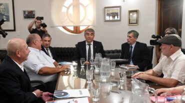 Reunión paritaria este miércoles en Casa de Gobierno. Flavio Raina