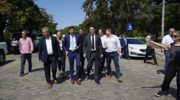 La presentación se produjo sobre calle Los Inmigrantes