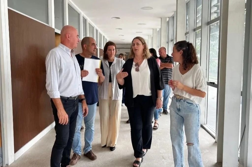 De la recorrida participaron el presidente comunal de Pilar