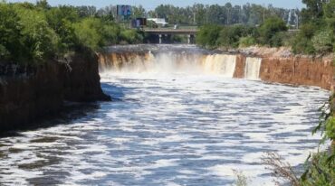 Las obras de refuerzo del puente y de control de la erosión