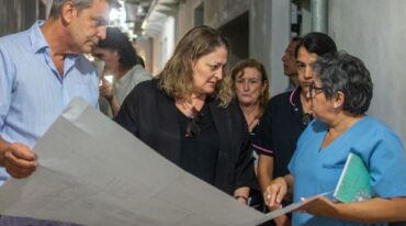 La recorrida contó con la presencia del secretario de Obras Públicas y Hábitat