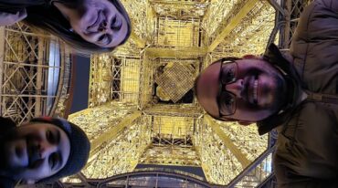 El último tango en París: la capital francesa fue escala el 24 de marzo. gentileza