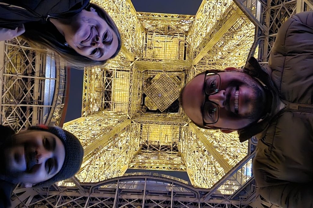 El último tango en París: la capital francesa fue escala el 24 de marzo. gentileza