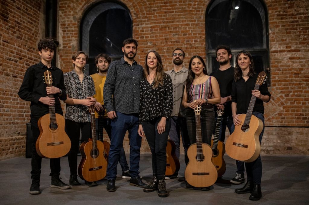 El Conjunto de Guitarras es un ensamble pedagógico dependiente de la Secretaría de Cultura y Educación de la Municipalidad de Rosario. Gentileza.