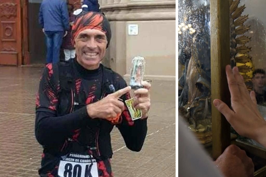 El maratonista realizó una difícil prueba de 80 km entre Progreso y Santa Fe
