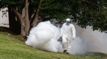 Las estrategias de prevención se basan en la intensificación de controles focales en espacios verdes con insecticidas de bajo impacto ambiental y sin residualidad. Secretaría de Ambiente y Espacio Público (Juan Pablo Allegue).