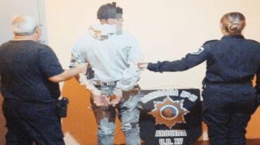 El aprehendido tras los tres hechos en Arocena. Unidad Regional XV.