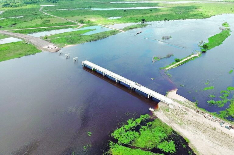 Cada vez más cerca de conectar Puerto Ocampo con Bella Vista. Norte24