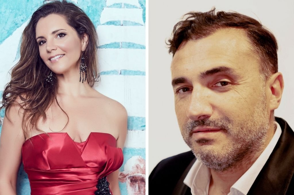 La soprano santafesina Virginia Tola y el tenor uruguayo Nazareth Aufe. Gobierno de la Provincia