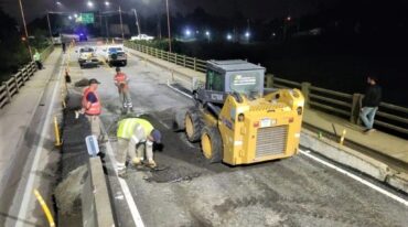 Estas intervenciones en las rampas del Bailey forman parte de las acciones de mantenimiento previstas. Vialidad Nacional