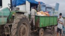 Las localidades de Cañada Ombú y Los Amores presentaban agua acumulada en sus calles y claros vestigios de anegamientos en casas particulares. Aun así