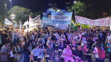 la Plaza 25 de Mayo
