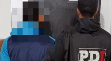 El individuo en cuestión quedará a disposición del Juzgado de Menores. gentileza PDI