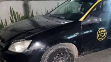 El vehículo atacado. gentileza