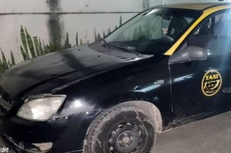 El vehículo atacado. gentileza