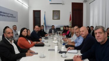 La paritaria docente se desarrolló en la tarde de este lunes en el Ministerio de Trabajo