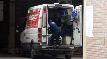 El herido permanece internado en el hospital Cullen.  Guillermo Di Sanvatore.