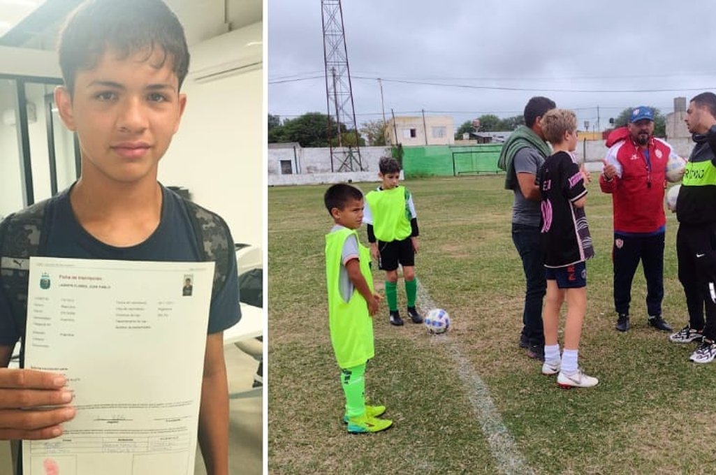 La institución de San Cristóbal le realizó una despedida al joven Lazarte