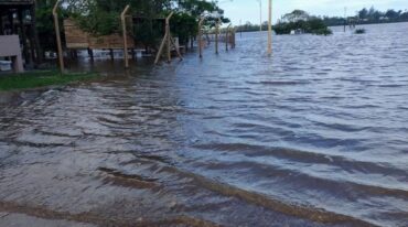 Así lucía la costanera de Concordia este viernes 3 de mayo. Belén Fedullo