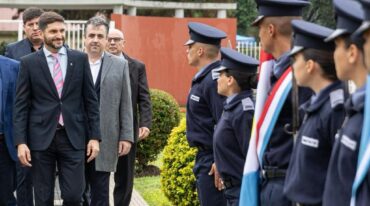 Del acto formaron parte el ministro de Justicia y Seguridad