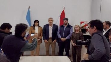El gobernador Rogelio Frigerio