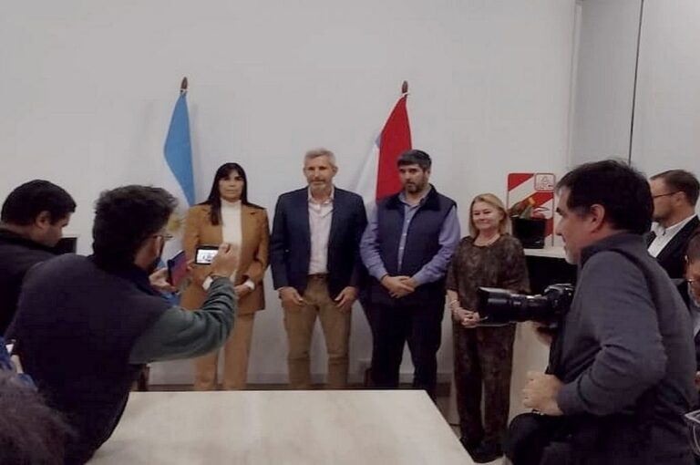 El gobernador Rogelio Frigerio