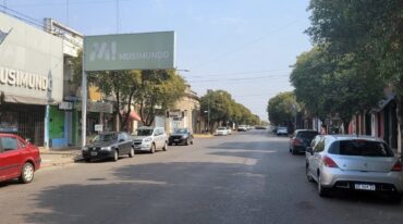 Una vista de las calles de Casilda. Archivo