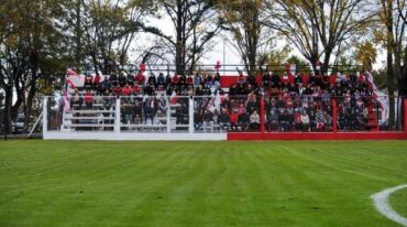La nueva tribuna de Atlético San Genaro. Mario Margarín Colman - Prensa Atlético San Genaro.