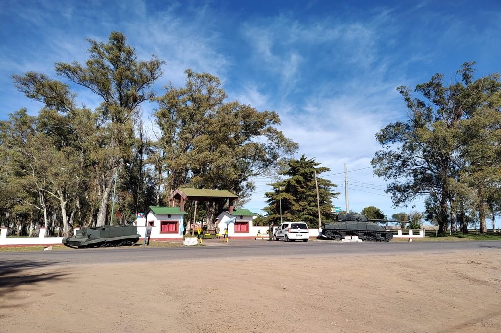 Efectivos de Gendarmería Nacional realizaron una inspección ocular en el Ejército Argentino en Gualeguaychú Sabina Melchiori