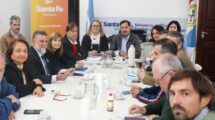 De la reunión participaron Néstor Rossi