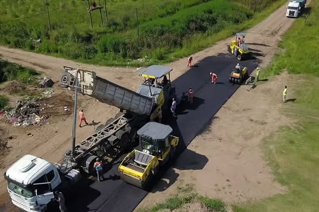 Extensión de la pavimentación de la ruta provincial 4 S