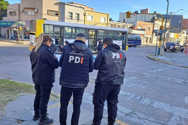 Personal policial trabajó en el lugar del accidente