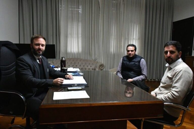 El presidente municipal mantuvo una reunión con Daniel Lapalma