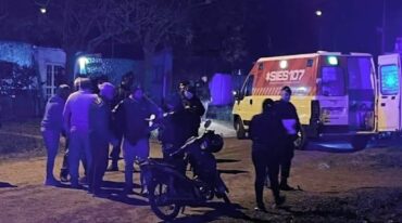Conmoción en el barrio Tiro Federal de Venado Tuerto. gentileza Santiago Córdoba