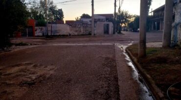 En la esquina de calles Andrade y Concejal Veiga