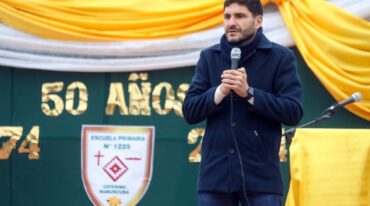 Pullaro encabezó este miércoles el acto de celebración por el 50° aniversario de la Escuela Particular Incorporada N° 1225 'Ceferino Namuncurá'