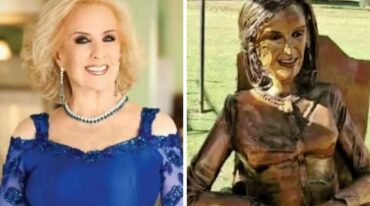 La oriunda de Villa Cañás cuestionó la estatua que le hicieron y el autor de la obra salió a responder.