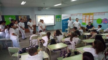 La actividad se realizó en la escuela José Pedroni