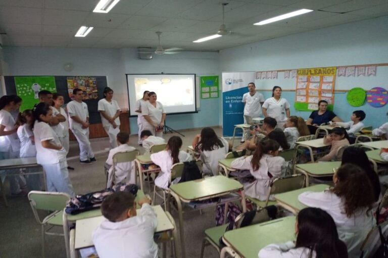 La actividad se realizó en la escuela José Pedroni