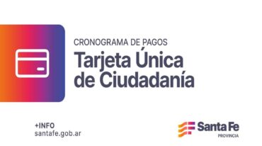 Comienza la acreditación de fondos del programa Tarjeta Única de Ciudadanía.  Gentileza.