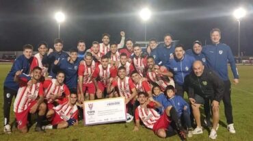 Juventud Pueyrredón fue otro de los equipos que logró su clasificación por la vía de los penales.  Gentileza Prensa del Club.