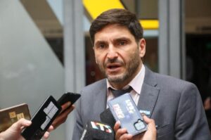 Pullaro insistió en su reclamo a la Nación: 'Quisiéramos tener el acompañamiento del Gobierno nacional; que nos dé los recursos que antes venían".  Gentileza.
