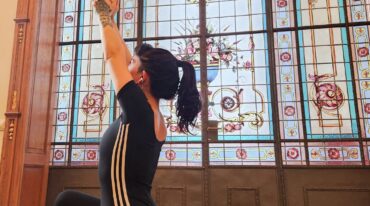El yoga será protagonista el domingo en la Casa de la Cultura.   Gentileza.