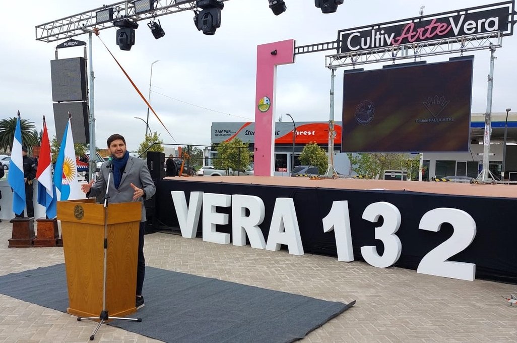 Pullaro participó del acto en Vera